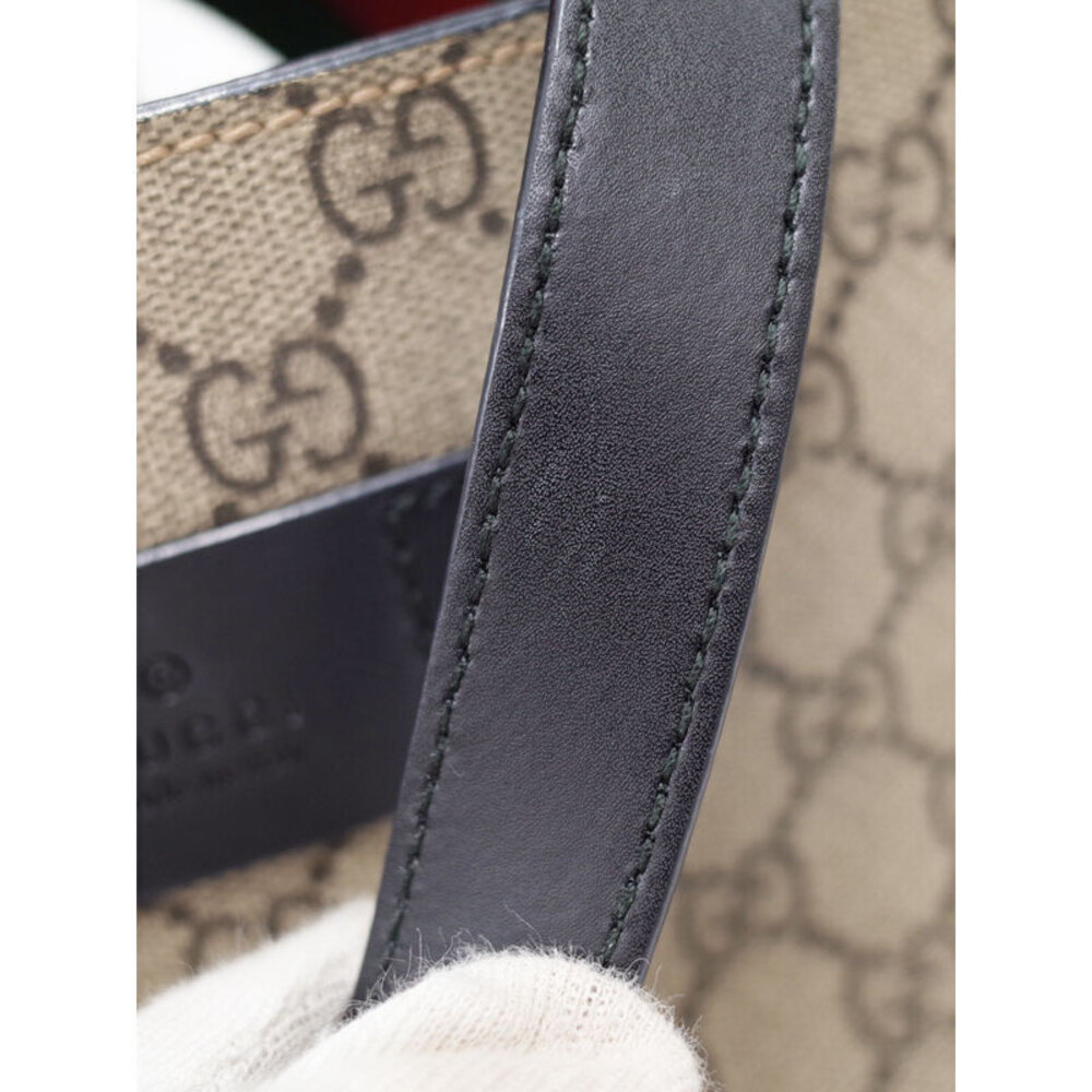 GUCCI Soft GG Supreme Beige Tan Tote Shoulder Bag - Picture 4 of 5